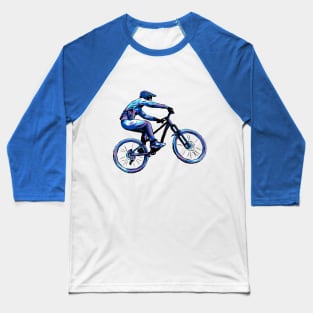 BMX Biker Jump Baseball T-Shirt